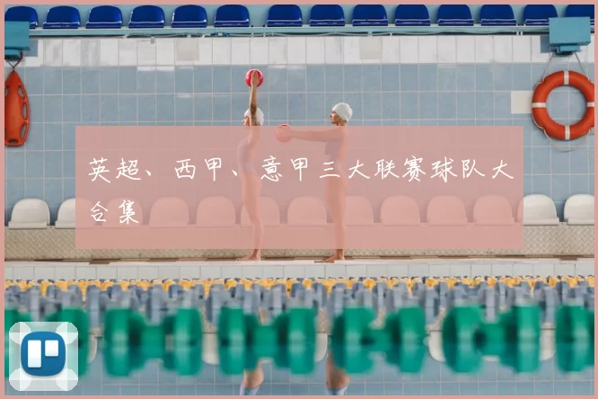 英超、西甲、意甲三大联赛球队大合集